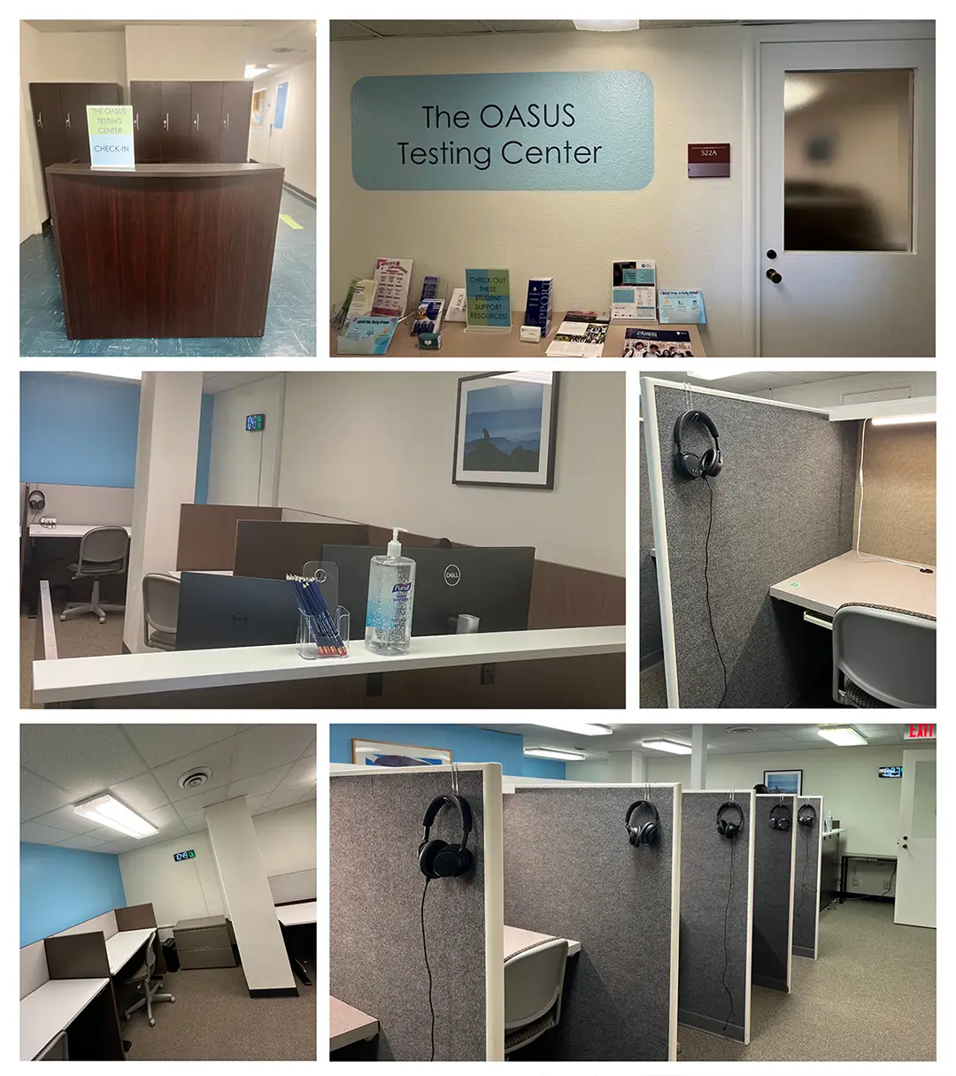 Testing Center Collage